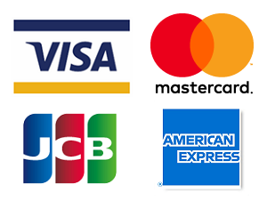 クレジットカード取扱ロゴ